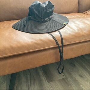 SunCube Hat Black Wide-Brimmed UV protection Quick dry Adjustable unisex